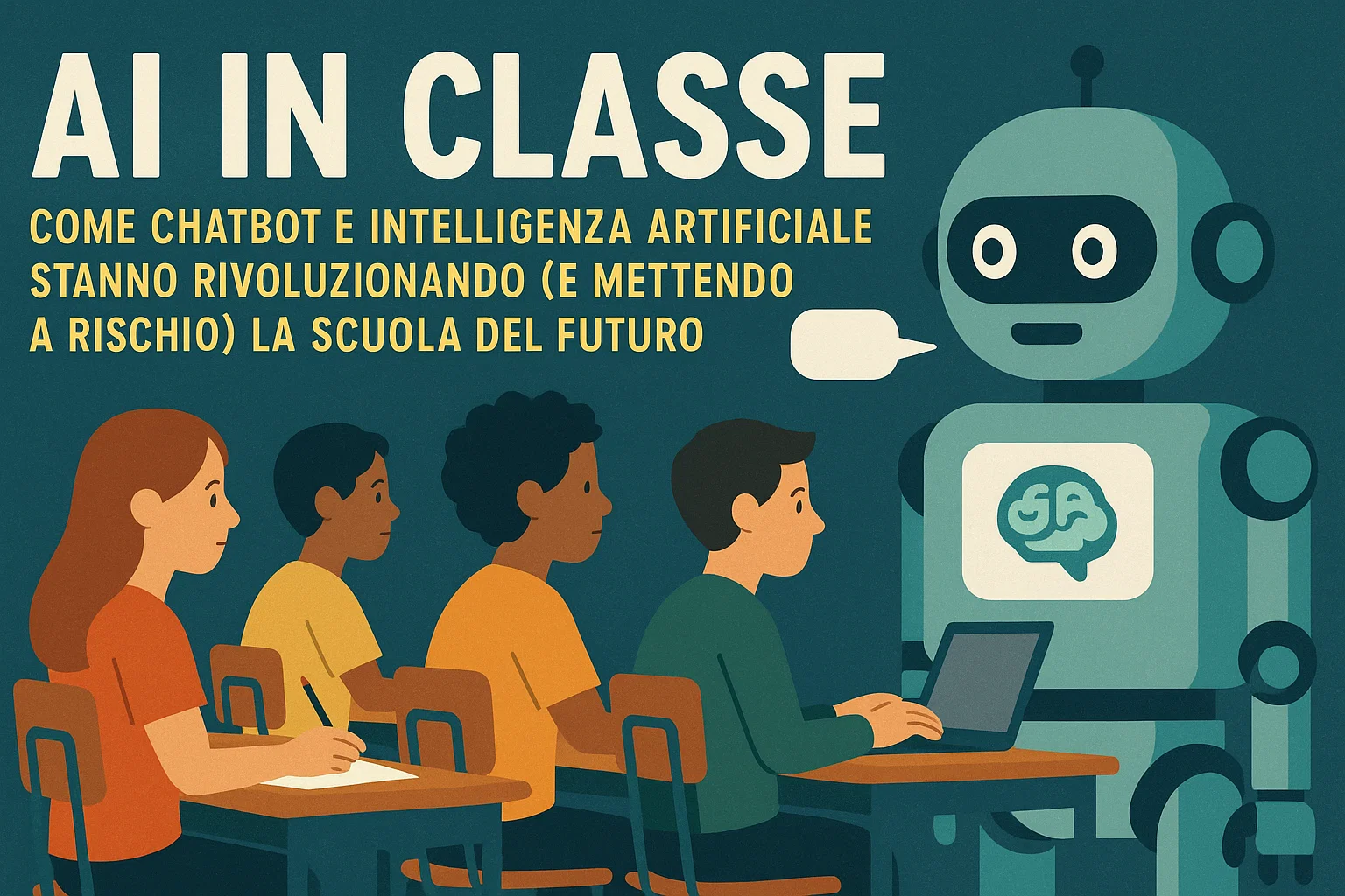 AI in Classe: Come Chatbot e Intelligenza Artificiale Stanno Rivoluzionando (e Mettendo a Rischio) la Scuola del Futuro
