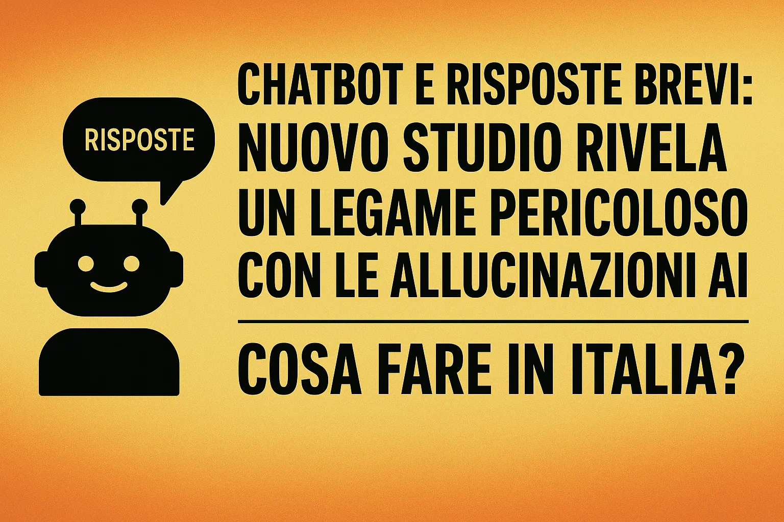 Chatbot e Risposte Brevi: Nuovo Studio Rivela un Legame Pericoloso con le Allucinazioni AI. Cosa Fare in Italia?