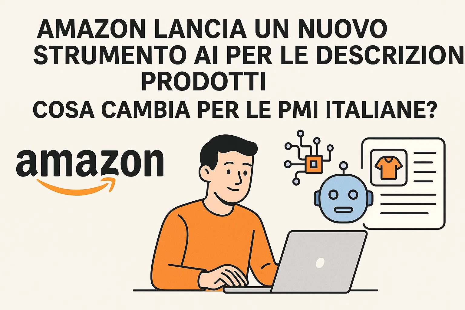 Amazon Lancia un Nuovo Strumento AI per le Descrizioni Prodotti: Cosa Cambia per le PMI Italiane?
